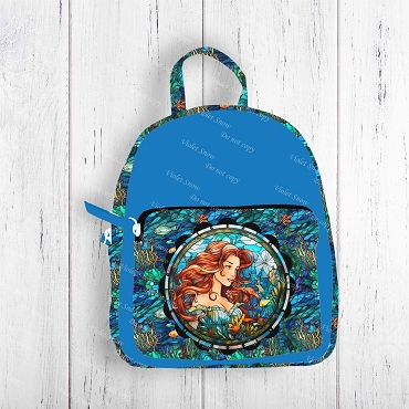 Stained Glass Mermaid Princess Bag Rapport
